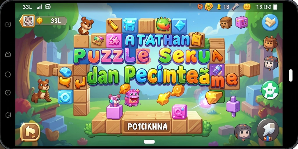 Tampilan gameplay menarik dari 33L dalam tantangan Puzzle.