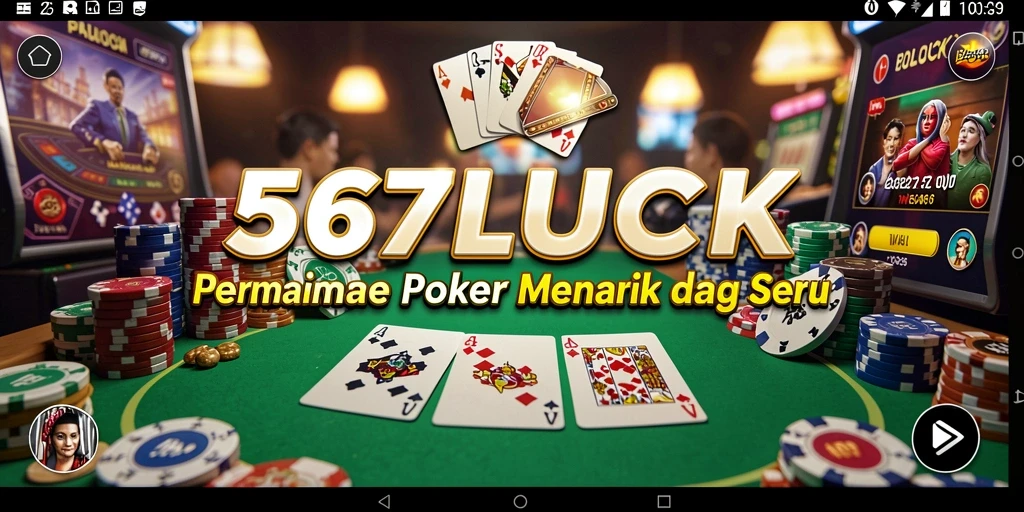 Tampilan gameplay poker yang mengasyikkan di 567LUCK.
