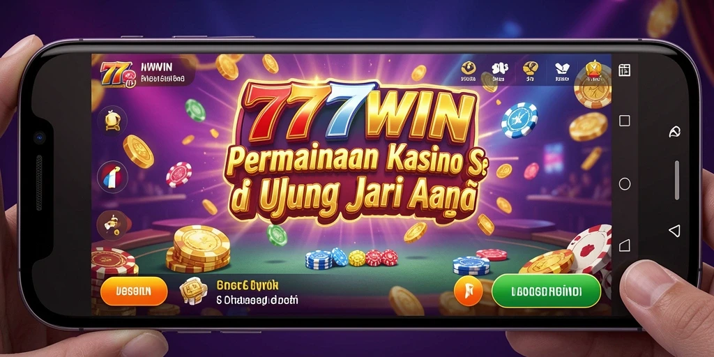 Gameplay menarik dari 777WIN dengan desain kasino modern.