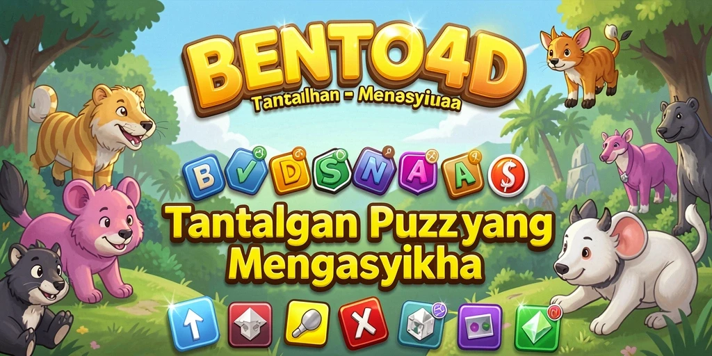 Screenshot gameplay BENTO4D menampilkan variasi puzzle yang menarik.