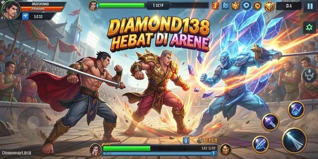Tampilan seru pertarungan di arena DIAMOND138.