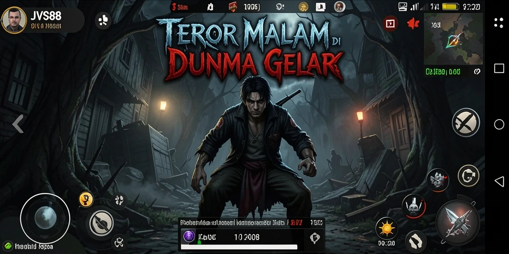 Tampilan gameplay <strong>JVS88</strong> yang menegangkan dan menyeramkan.