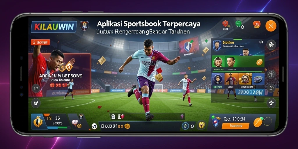 Tampilan gameplay menarik dari aplikasi KILAUWIN yang menampilkan berbagai opsi taruhan.