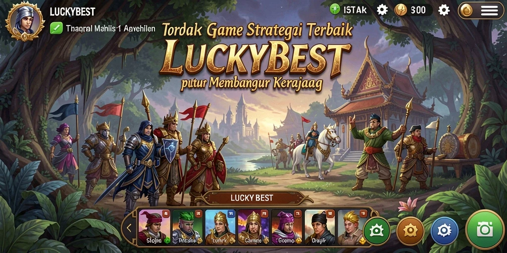 Screenshot gameplay LUCKYBEST menampilkan aksi strategi yang mendebarkan.