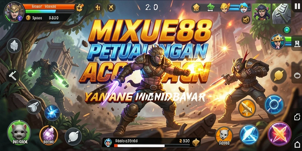 Tampilan gameplay MIXUE88 yang intens dan mendebarkan.