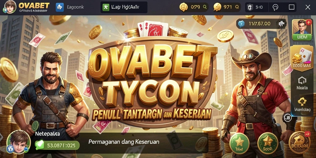 Tampilan gameplay OVABET yang menarik dan penuh strategi Tycoon.
