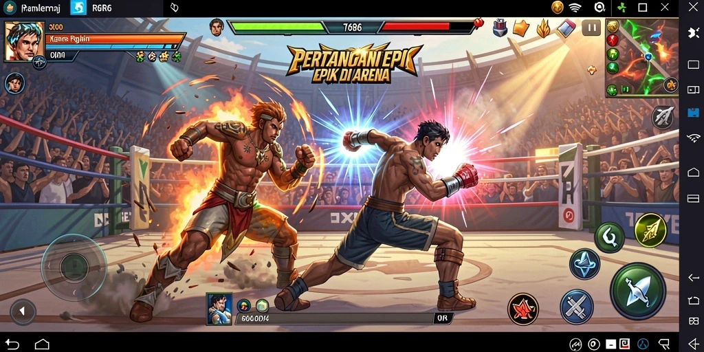 Tangkapan layar gameplay R6R6 yang mendebarkan dalam pertarungan.