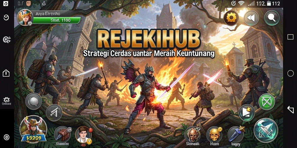 Tampilan gameplay menarik dari REJEKIHUB dengan strategi yang menantang.