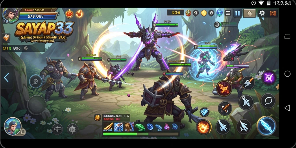 Tampilan gameplay SAYAP33 yang menarik dan strategis.