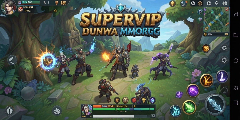 Gameplay menarik dari SUPERVIP dengan aksi pertempuran seru.